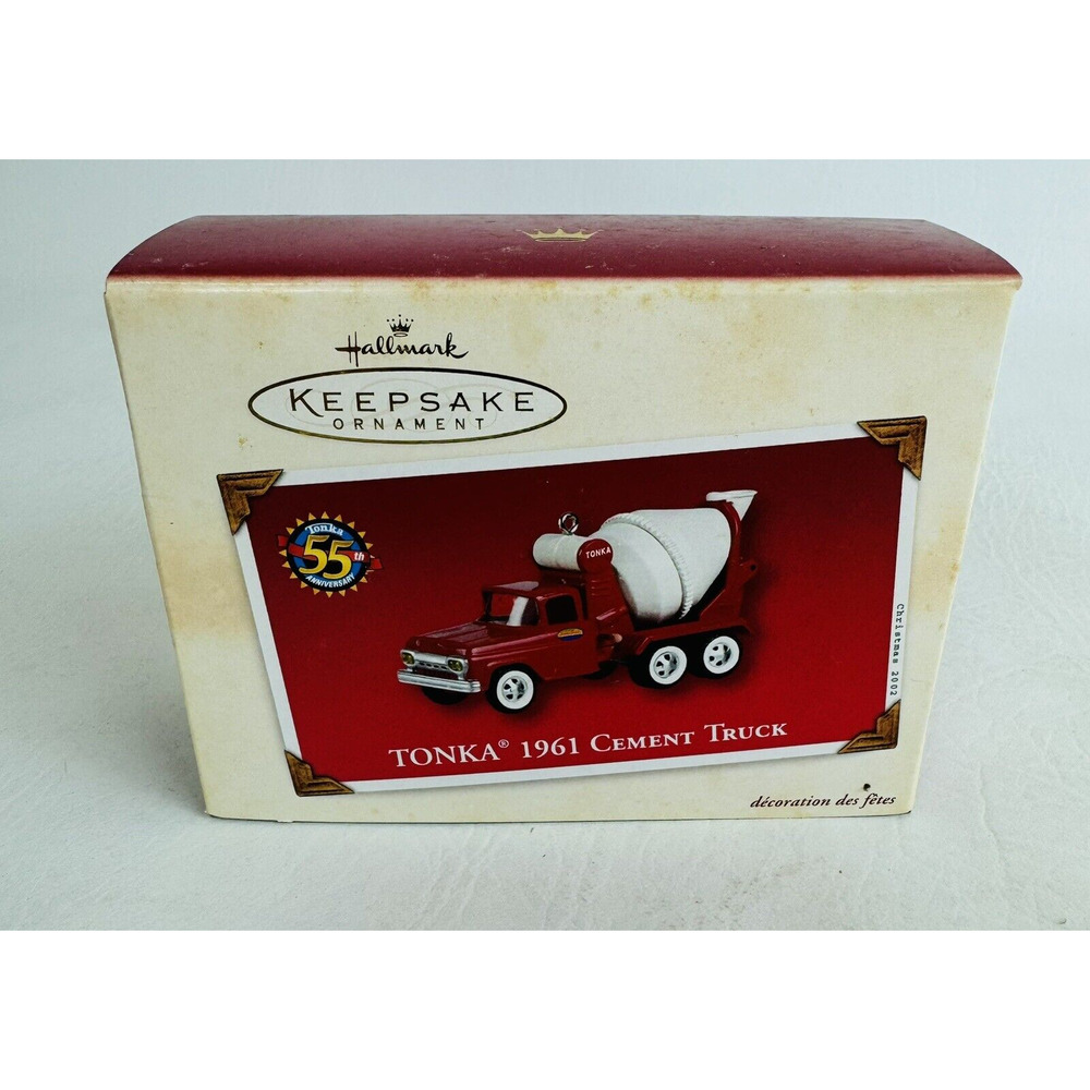 Hallmark Keepsake‎ Ornaments Tonka 1961 Cement Truck Vintage Christmas New